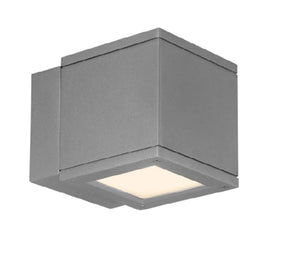 WAC Lighting WS-W2505-GH 30W Rubix Double LED Wall Mount, 3000K Color Temperature, 90 CRI, 1400 Lumens, Graphite