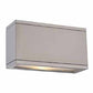WAC Lighting WS-W2509-AL 16W Rubix Single LED Wall Mount, 3000K Color Temperature, 90 CRI, 805 Lumens, Brushed Aluminum