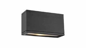 WAC Lighting WS-W2509-BK 16W Rubix Single LED Wall Mount, 3000K Color Temperature, 90 CRI, 805 Lumens, Black