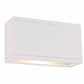 WAC Lighting WS-W2510-WT 30W Rubix Double LED Wall Mount, 3000K Color Temperature, 90 CRI, 1385 Lumens, White