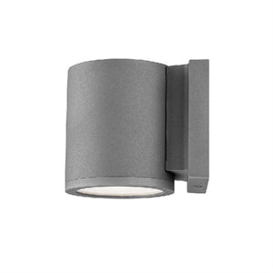 WAC Lighting WS-W2605-GH 5" Tube Single LED Light Outdoor Wall Sconce, 30W, 1750 Lumens, 3000K Color Temperature, 90 CRI, Graphite