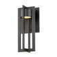 WAC Lighting WS-W48620-BK 18W 20" Chamber Outdoor LED Wall Sconce, 3000K Color Temperature, 90 CRI, 1600 Lumens, Black