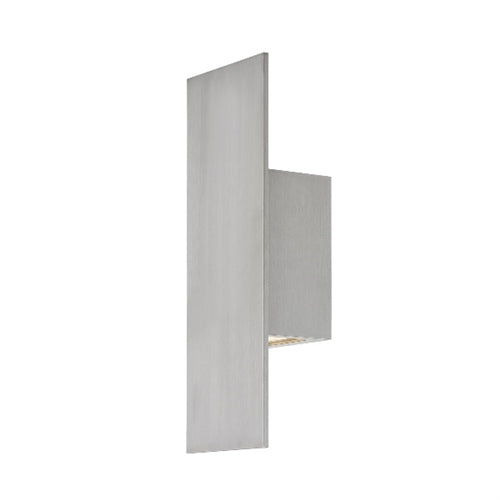 WAC Lighting WS-W54620-AL 11W 20" Icon LED Outdoor Wall Sconce, 3000K Color Temperature, 90 CRI, Brushed Aluminum
