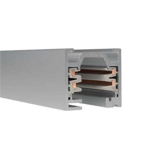 WAC WT4-PT 4' W Trac, 120V, Surface Mount, Platinum