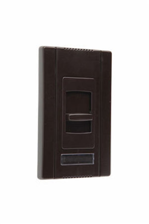Wattstopper CDLV700 700VA Magnetic Low Voltage Single Pole, Slide-to-Off Dimmer, Narrow, Brown