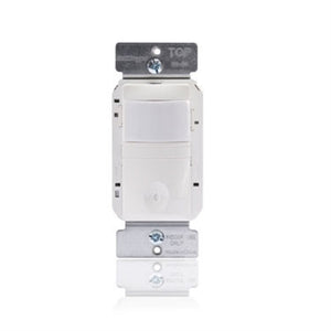 Wattstopper CH-250-W PIR Muti-Way Wall Switch Vacancy Sensor, 600W, White