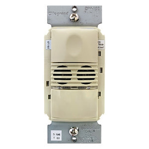 Wattstopper DW-100-I Dual Tech Wall Switch Occupancy Sensor, 120/277V, Ivory