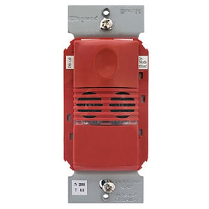 Wattstopper DW-100-R Dual Tech Wall Switch Occupancy Sensor, 120/277V, Red