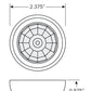 Wattstopper FS-L2W Lens Module for FS-355 Sensor 10 ft Mounting Height Module