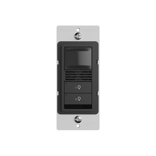 Wattstopper-LMDW-220-BK DLM Wired Standard Sensor Switch 2 Button, Black