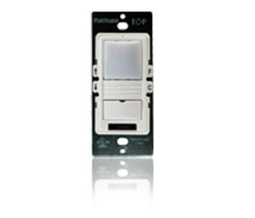 Wattstopper LMPW-101-I 1-Button Digital PIR Wall Switch Occupancy Sensor, Ivory