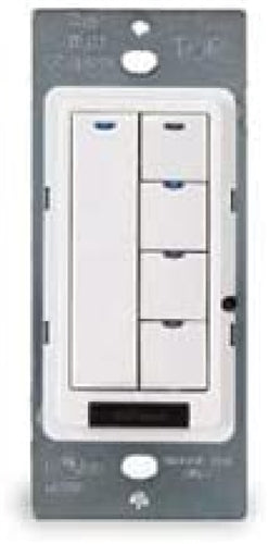 Wattstopper LMSW-105-W Digital Scene Switch, 5-Button with Infrared, White