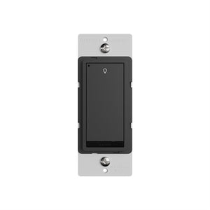 Wattstopper LMSW-210-BK 1-Button Standard Wall Switch, Common Aplication Single-zone On/Off, Black