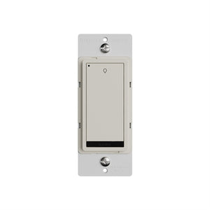Wattstopper LMSW-210-LA 1-Button Standard Wall Switch, Common Aplication Single-zone On/Off, Light Almond