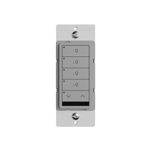 Wattstopper LMSW-241-GRY Digital Wall Switch, 4-Button, 1-Rocker Standard Wall Switch, Gray