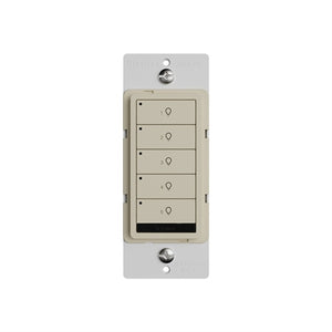 Wattstopper LMSW-250-I 5-Button Standard Wall Switch, Ivory