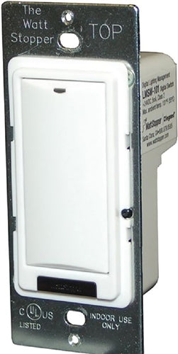 Wattstopper LVSW-101-B 1-Button Low Voltage Wall Switch, Black