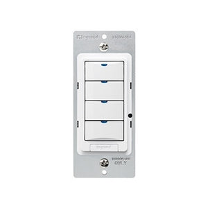 Wattstopper LVSW-104-B 4-Button Low Voltage Wall Switch, Black