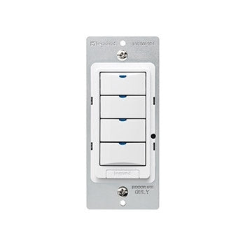Wattstopper LVSW-104-LA 4-Button Low Voltage Wall Switch, Light Almond