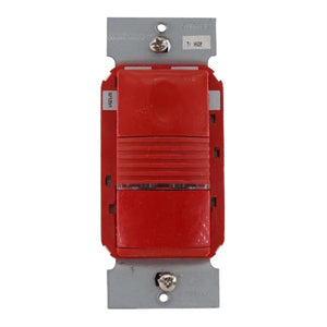 Wattstopper PW-100-R PIR Wall Switch Occupancy Sensor, 120/277V, Red
