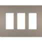 Wattstopper RWP263NI Radiant 3-Gang Screwless Wallplate, Nickel
