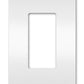 Wattstopper RWP26W Radiant 1-Gang Screwless Wallplate, White