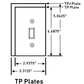 Wattstopper TP26LACC100 Thermoplastic 1-Gang Decorator Wall Plate, Light Almond