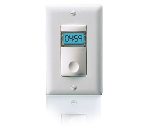 Wattstopper TS-400-I Digital Time Switch, 100-300 VAC, 0-800/1200 Watts, Ivory