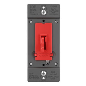 Wattstopper TSDDH163PRED 1.6A Single-Pole/3-Way, Preset Fan Speed Control and De-Hummer, White