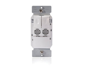 Wattstopper UW-200-G Ultrasonic Wall Switch Occupancy Sensor, 2-Button, 120/277V, Gray