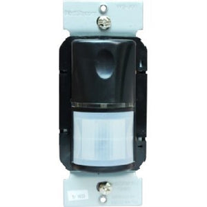 Wattstopper WS-301-B PIR Wall Switch Occupancy Sensor, 120/277V, Black