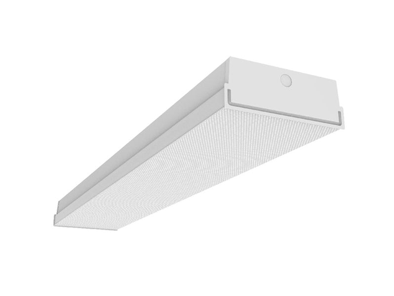 Columbia Lighting CWP4-B-LSCS 4' LED Wrap Light, 4400/4850/5300 Switchable Lumens, 3000K/3500K/4000K/5000K Switchable CCT, 0-10V Dimming, 120-347V