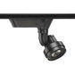 Juno Track Lighting T252L-3K-S-BL Cylindra 18W LED 3000K, Spot Beam Spread, Black Finish