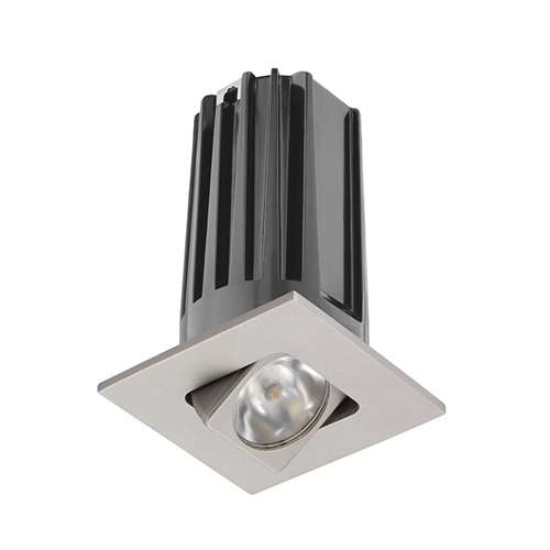 Juno 2" LED 2LEDTRIM G2 SQADJ 30K 80CRI NFL SN Recessed Lighting 2" LED Gen 2 Square Adjustable 3000K 80 CRI, Narrow Flood Beam, Satin Nickel Finish