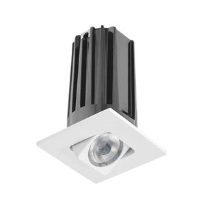 Juno 2" LED 2LEDTRIM G2 SQADJ 30K 90CRI SP WH Recessed Lighting 2" LED Gen 2 Square Adjustable 3000K 90 CRI, Spot Beam, White Finish