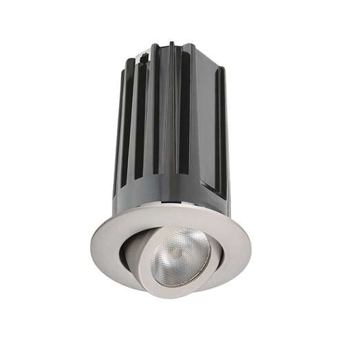 Juno 2" LED 2LEDTRIM G2 ADJ 40K 80CRI FL SN Recessed Lighting 2" LED Gen 2 Round Adjustable 4100K 80 CRI, Flood Beam, Satin Nickel Finish