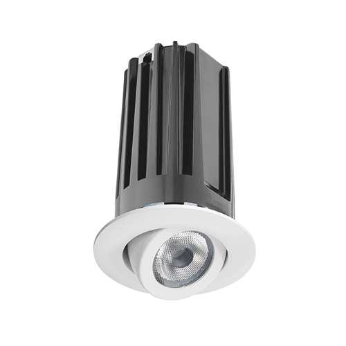 Juno 2" LED 2LEDTRIM G2 ADJ 40K 80CRI NFL WH Recessed Lighting 2" LED Gen 2 Round Adjustable 4100K 80 CRI, Narrow Flood Beam, White Finish