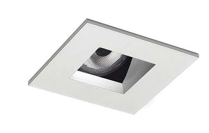 Juno Aculux 2SQA CD SF Recessed Lighting 2" LED Square Adjustable Angle Cut Reflector, Haze Self Flanged Trim