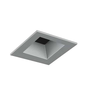 Juno Aculux 2SQD CD FM Recessed Lighting 2" LED Square Parabolic Downlight Reflector, Flush Mount Haze Trim