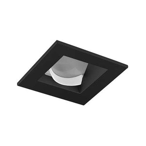 Juno Aculux  2SQWW BD FM Recessed Lighting 2" LED Square Architectural Wall Wash, Black Haze Flush Mount Trim
