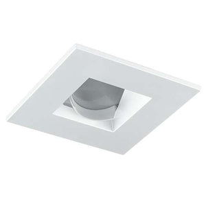 Juno Aculux  2SQWW W SF Recessed Lighting 2" LED Square Architectural Wall Wash, White Self Flanged Trim