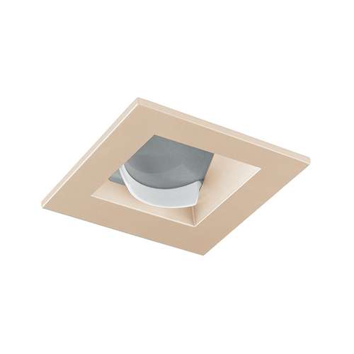 Juno Aculux  2SQWW WTD FM Recessed Lighting 2" LED Square Architectural Wall Wash, Wheat Haze Flush Mount Trim