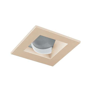 Juno Aculux  2SQWW WTD FM Recessed Lighting 2" LED Square Architectural Wall Wash, Wheat Haze Flush Mount Trim