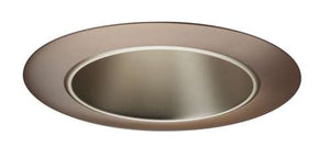 Juno Aculux 3AC20 WTD ABZR Recessed Lighting 3-1/4" Line Voltage, Low Voltage, LED Downlight 20 Degree Angle Cut Lensed, Wheat Haze Alzak Reflector, Aged Bronze Trim