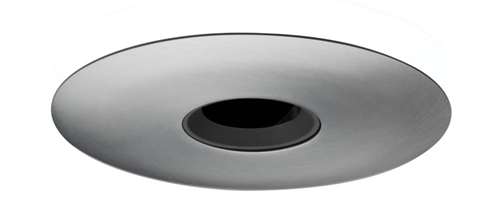 Juno Aculux 3APIN BS SCR WET Recessed Lighting 3-1/4" Adjustable Lensed Pinhole Line Voltage, Low Voltage, LED, Black Alzak Reflector, Satin Chrome Trim