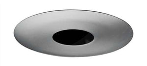 Juno Aculux 3APINLG BS SCR Recessed Lighting 3-1/4" Line Voltage, Low Voltage, LED Adjustable Pinhole Black Alzak Reflector, Satin Chrome Trim