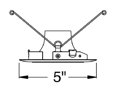 Juno Aculux  3DH WTD WHR Recessed Lighting 3-1/4" Hyperbolic LED Downlight, Wheat Haze Alzak Reflector, White Trim Ring