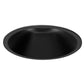 Juno Aculux  3DH BS FM Recessed Lighting 3-1/4" Hyperbolic LED Downlight, Flush Mount Reflector, Black Alzak Finish
