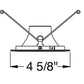 Juno Aculux  3DH BS SF Recessed Lighting 3-1/4" Hyperbolic LED Downlight, Self Flanged Reflector, Black Alzak Finish
