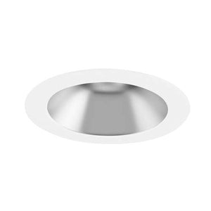 Juno Aculux  3DH CD WHSF Recessed Lighting 3-1/4" Hyperbolic LED Downlight, Self Flanged Reflector, Haze Alzak Reflector, White Flange